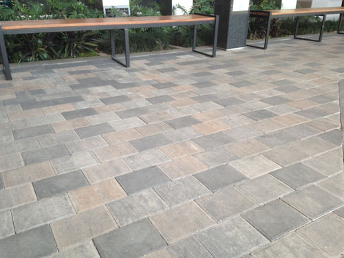 Combination Of Urban Medium Pavers