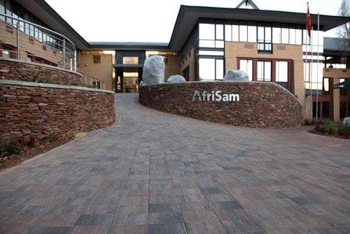 Marble Coloured Bosun Urban Small Pavers Instaled At Afrisam