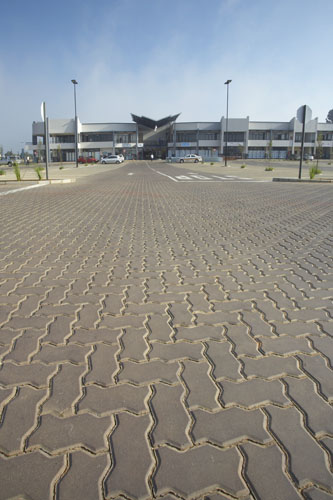 Parking Lot Paved with Bosun 60mm Interlockers